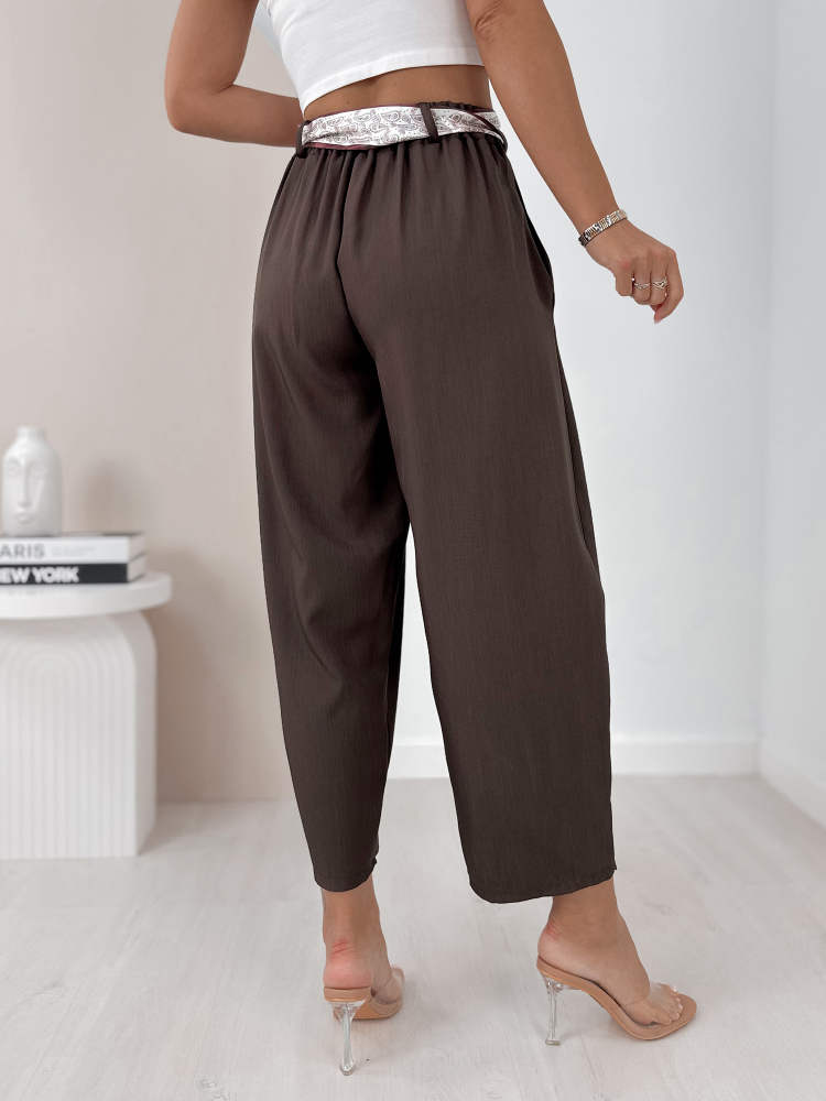 PANTALON MARLOW BRUN