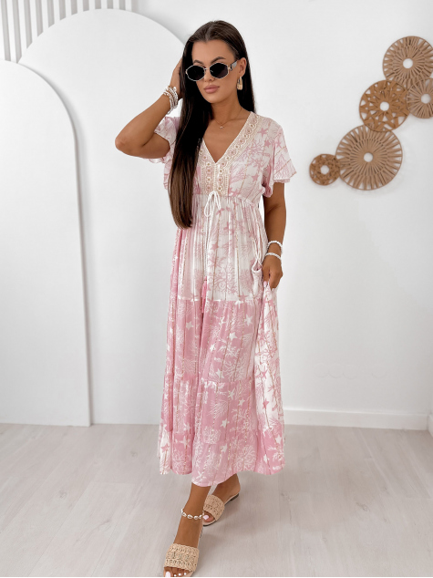 ROBE SALTINE ROSE