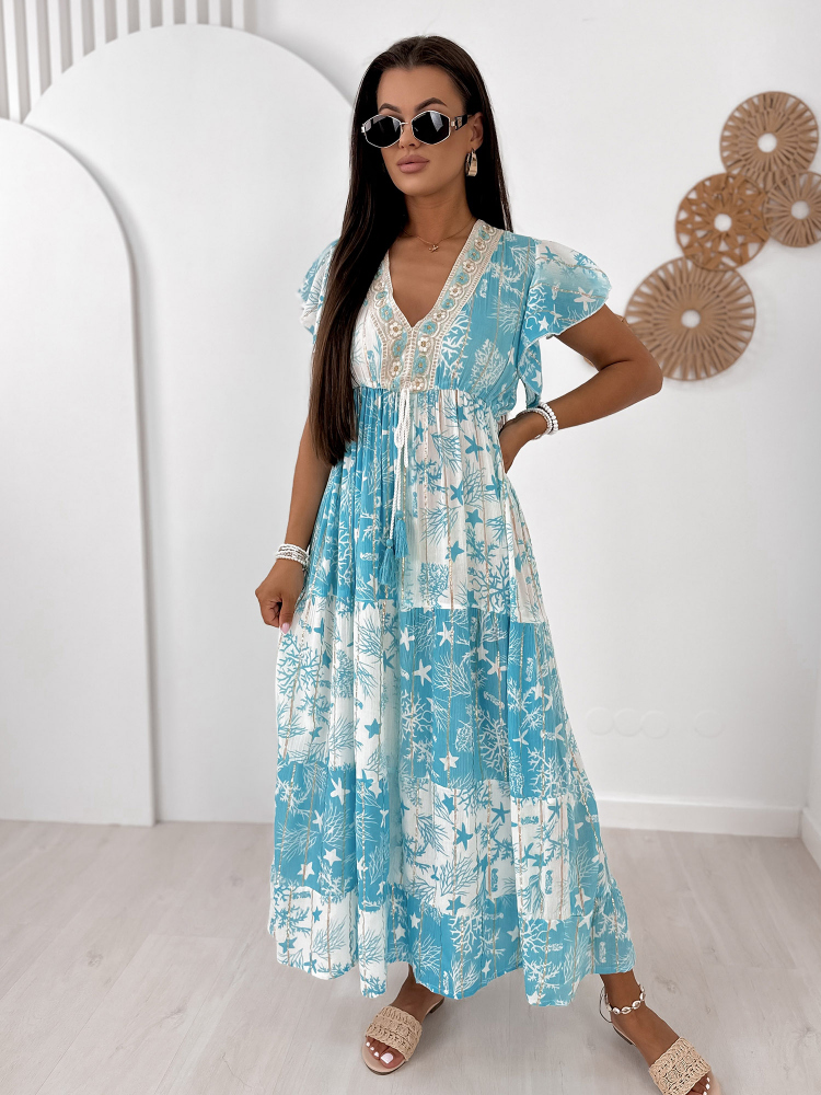KLEID SALTINE TÜRKISE
