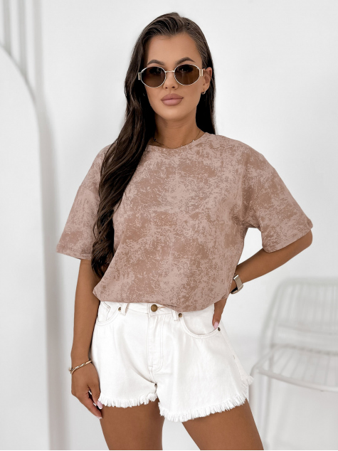 BLUSE CAMBRE DUNKELBEIGE