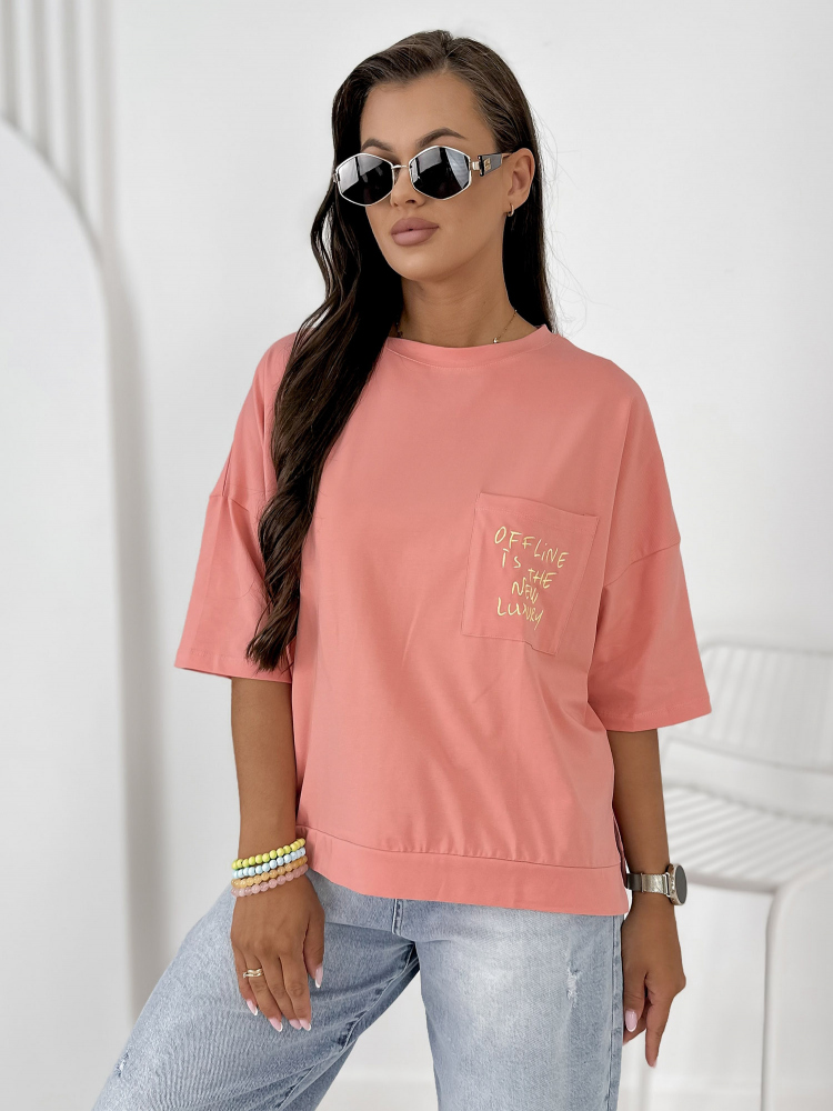 BLOUSE ELSTE CORAIL