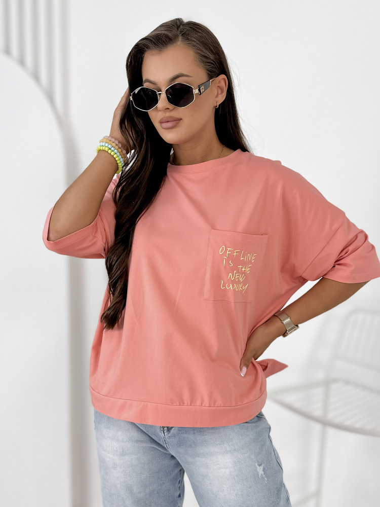 BLOUSE ELSTE CORAIL