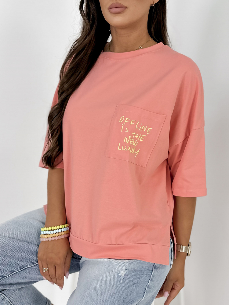 BLOUSE ELSTE CORAIL