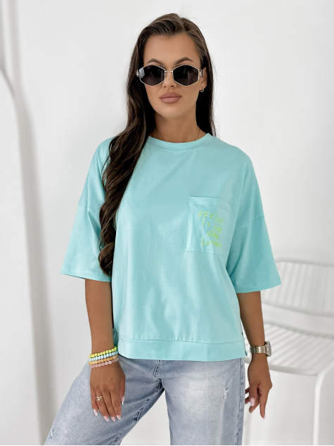 BLUZA ELSTE TURCOAZ