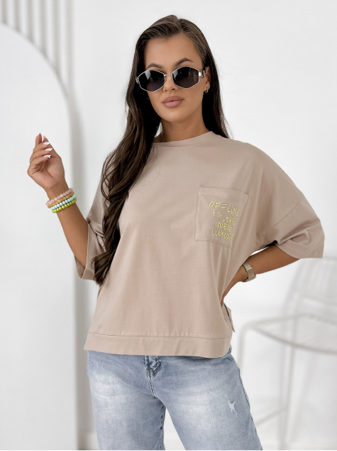 HALENKA ELSTE TMAVĚ BÉŽOVÁ