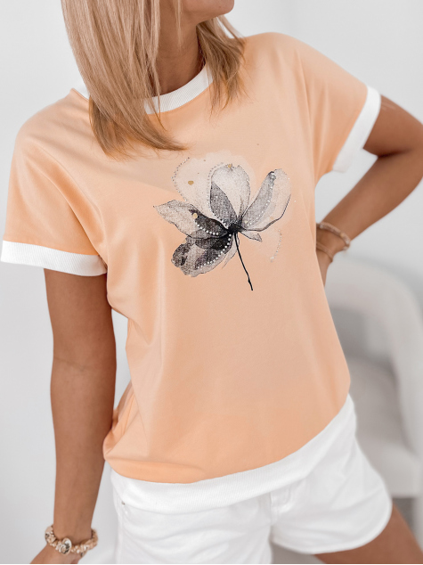 BLOUSE COTARD PÊCHE