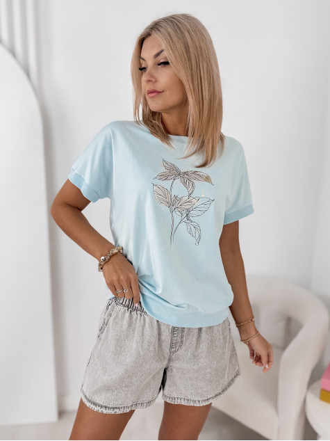 BLOUSE STRIVE BLEU