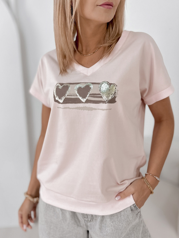 BLUZA RIZZOLI ROZ PUDRAT
