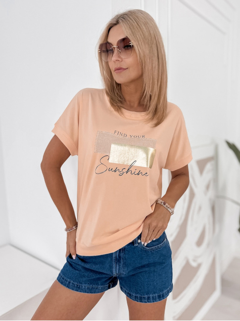 BLUSE LYNLEY PFIRSICHFARBENE