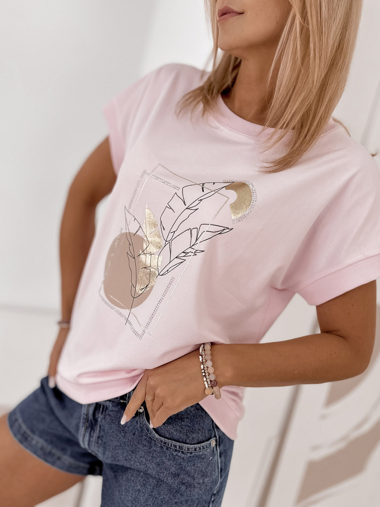 BLUZA ODETTE ROZ PUDRAT
