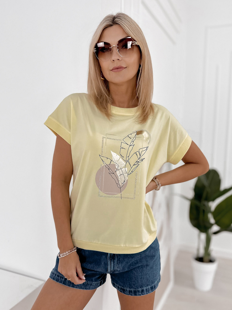 BLUZA ODETTE GALBENA