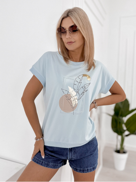 BLUSE ODETTE BLAU