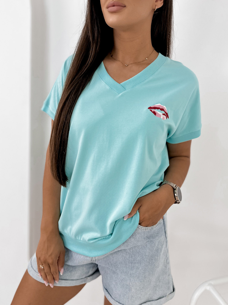 BLUSE DOMESTIQ TÜRKISE
