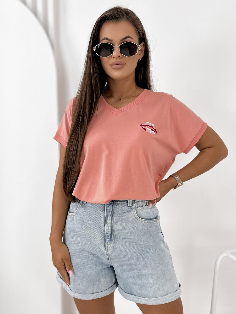 BLOUSE DOMESTIQ CORAIL