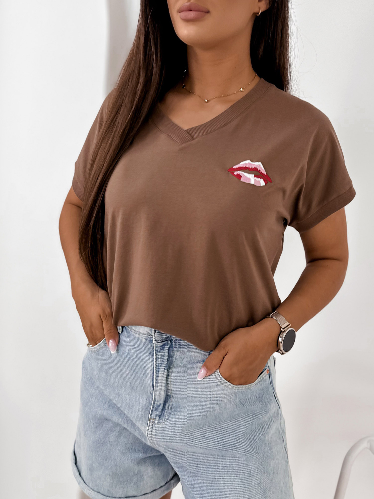 BLOUSE DOMESTIQ BROWN