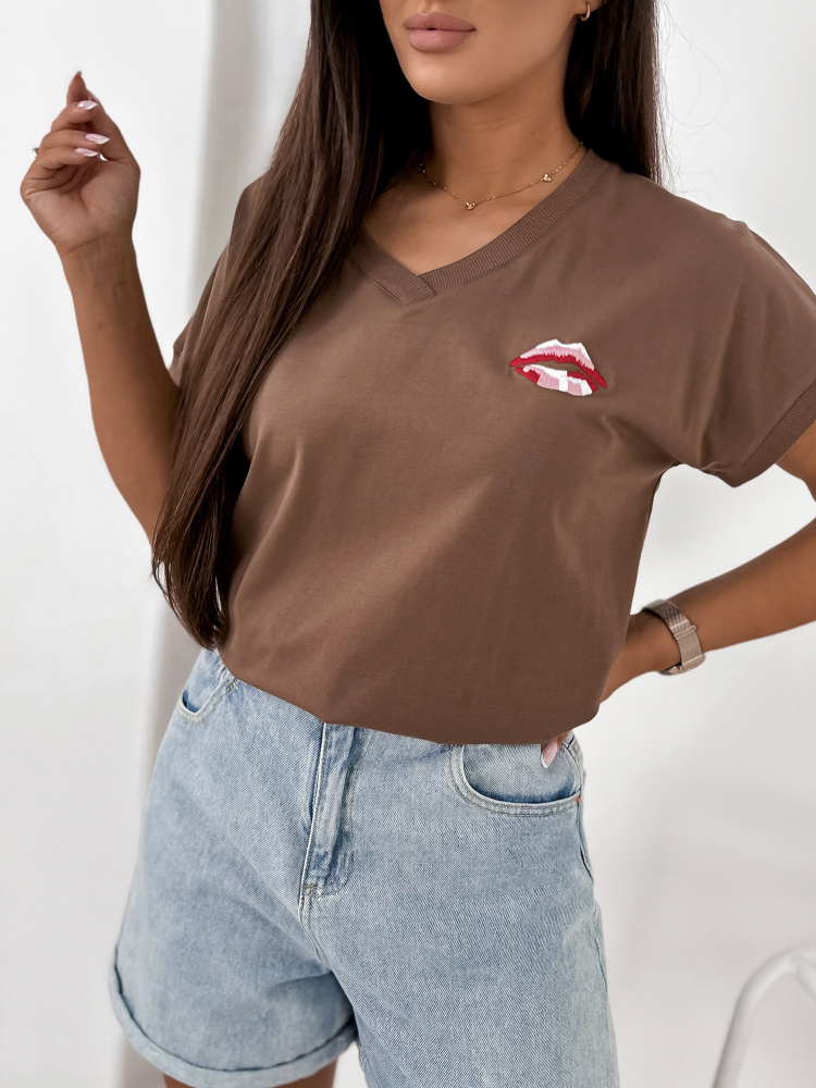 BLOUSE DOMESTIQ BROWN