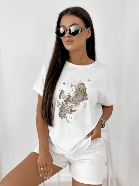 BLUSE FLANDERN WEISS