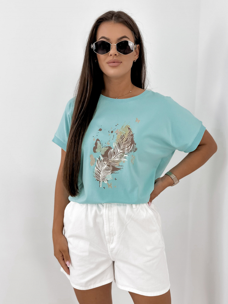 BLOUSE FLANDRE TURQUOISE