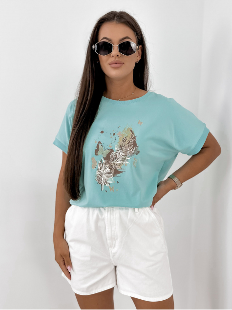 BLOUSE FLANDERS TURQUOISE