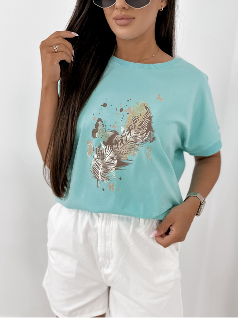 BLOUSE FLANDERS TURQUOISE