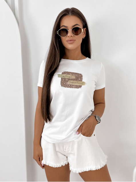 BLOUSE MAILLOT BLANC