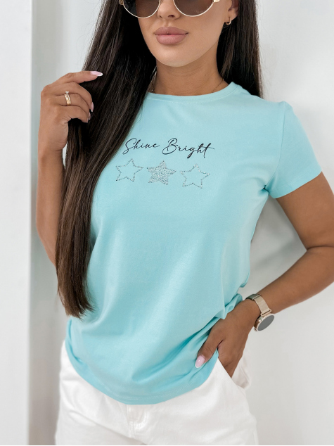 BLUSE BRINE TÜRKISE