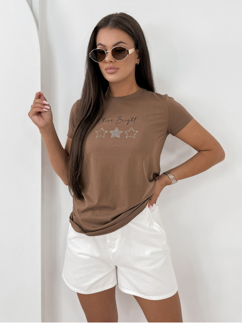 BLOUSE BRINE BRUN