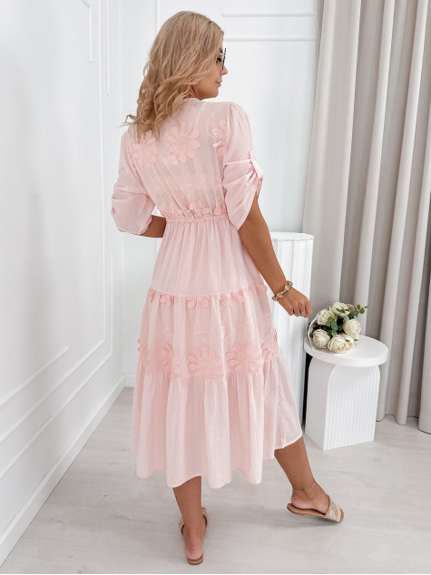 DRESS SANTIER POWDER PINK