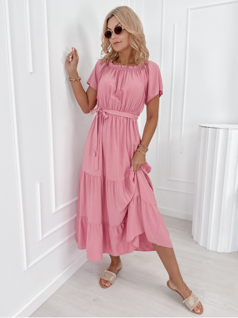 ROBE CHEVILLE ROSE SALI