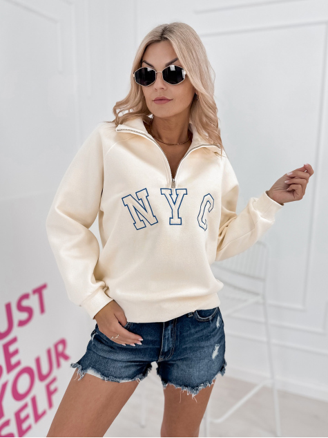 SWEATSHIRT RENO LIGHT BEIGE