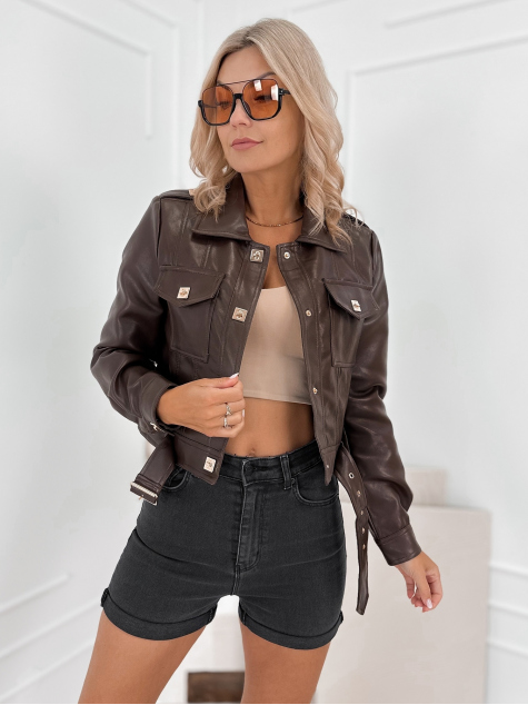 JACKET DARK BROWN CIERES