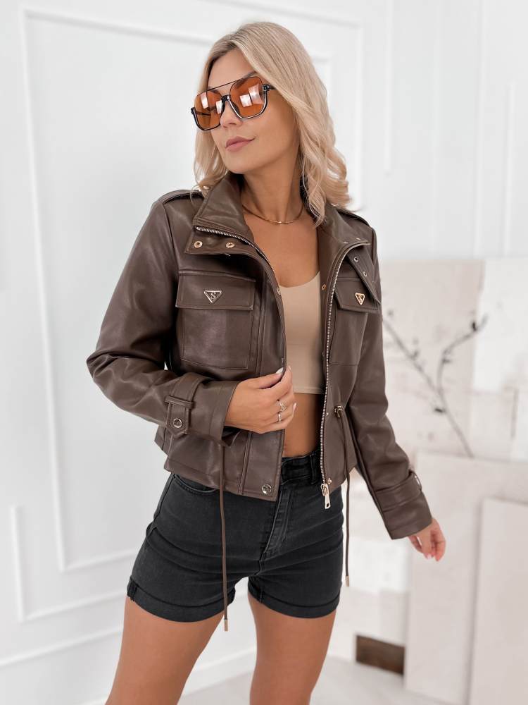 JACKET CLIFF DARK BROWN
