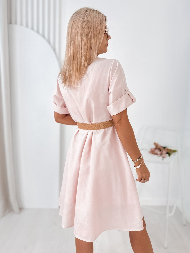 ROBE LOUP ROSE POUDRE