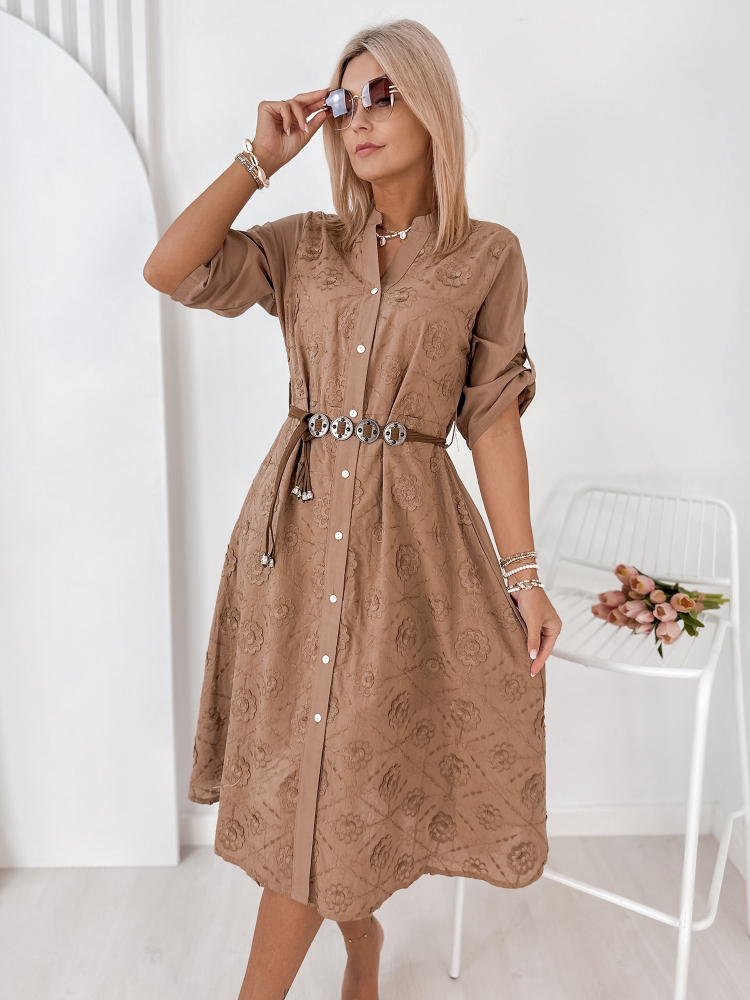 ROBE VITRAIL BRUN