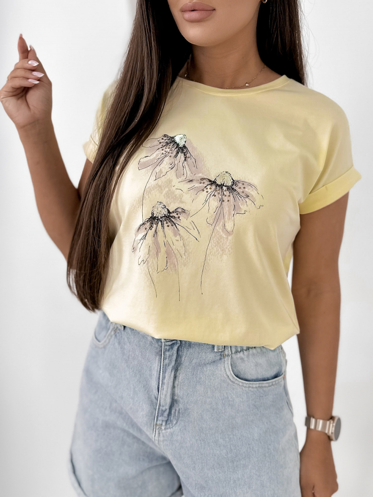 BLOUSE ROWLINS JAUNE