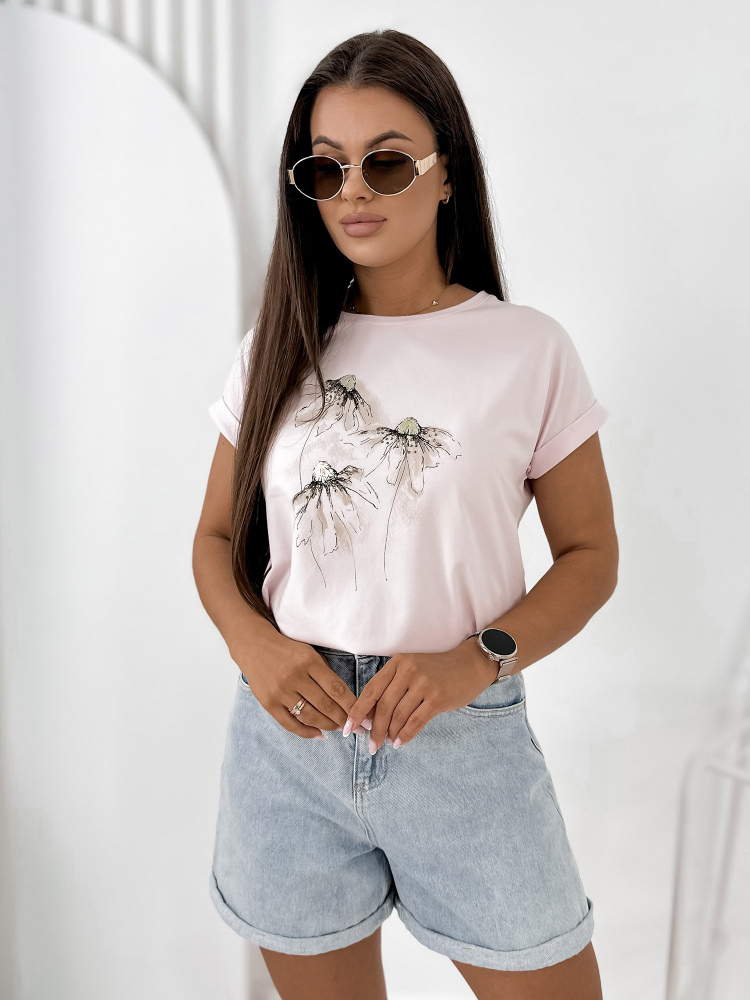 BLOUSE ROWLINS ROSE POUDRE