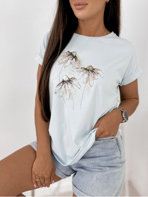 BLUZA ROWLINS ALBASTRU