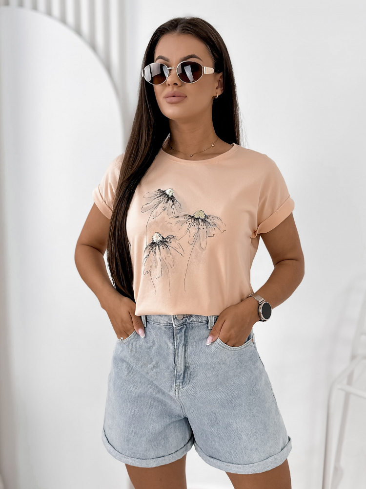 BLOUSE ROWLINS PÊCHE