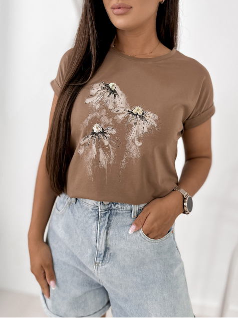BLOUSE ROWLINS BRUN