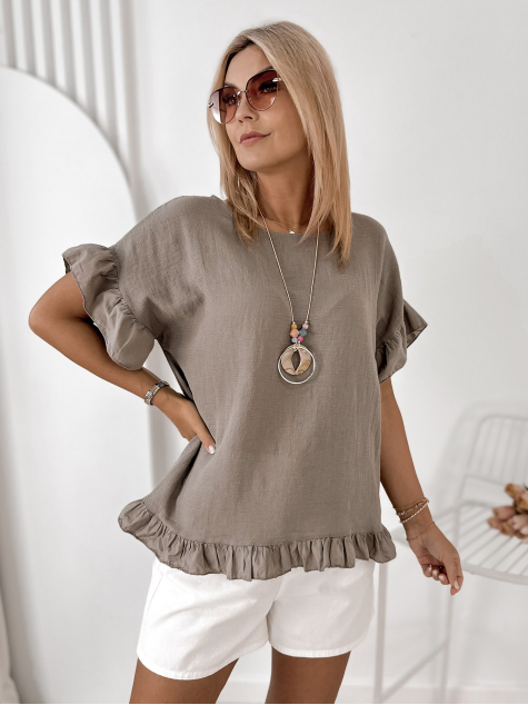 BLUZA TANSO BEJ INCHIS
