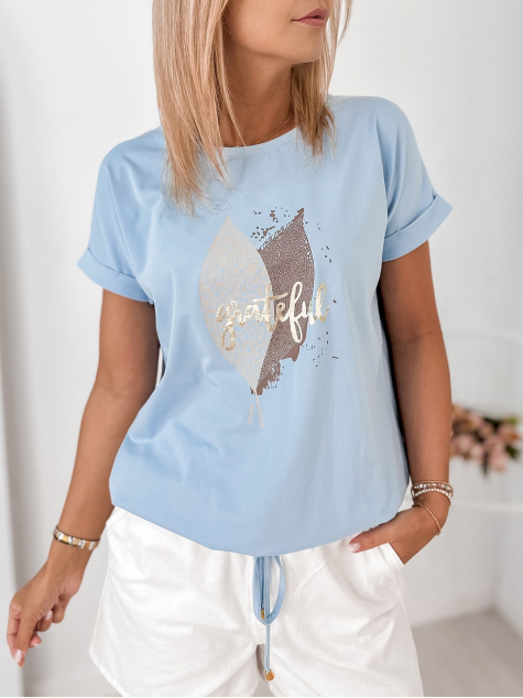 BLOUSE BATILDE BLEUE