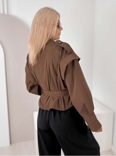 JACKET HOKNEY BROWN