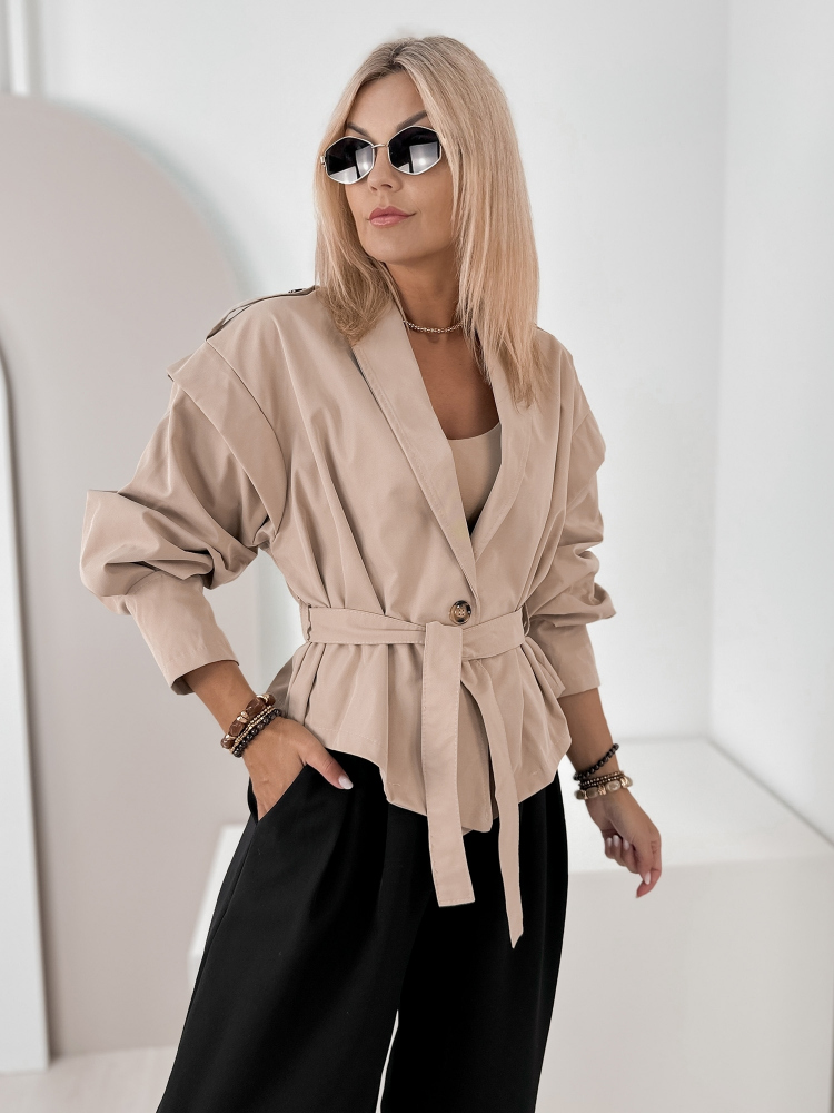 JACKET HOKNEY BEIGE