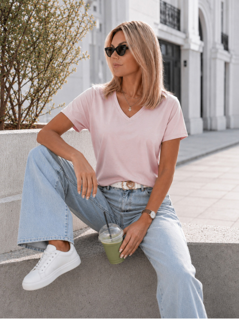 BLOUSE MOI ROSE POUDRE