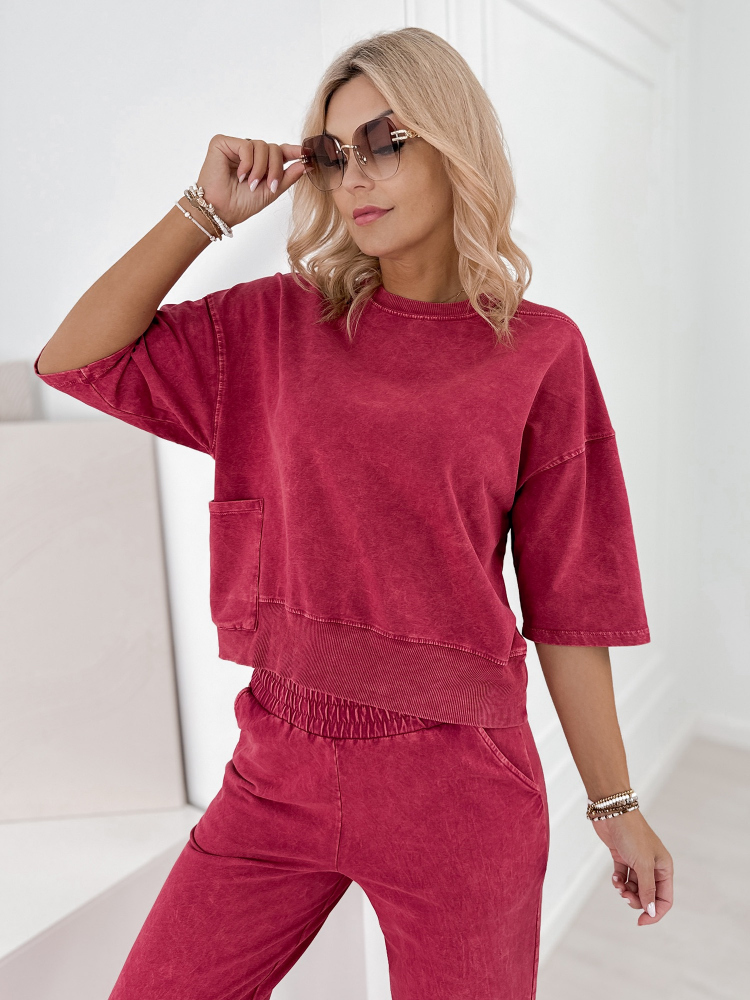 ENSEMBLE ONESCO FRAMBOISE