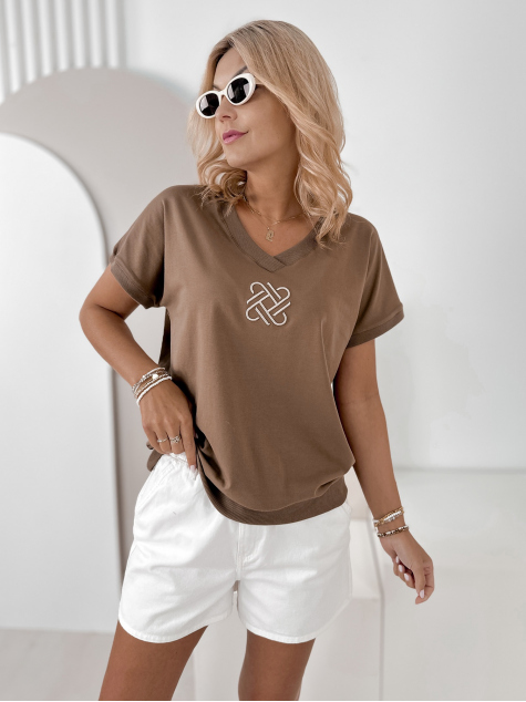 BLOUSE CALDER BROWN