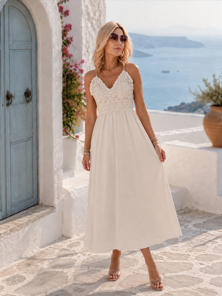 KLEID ALBERS BEIGE