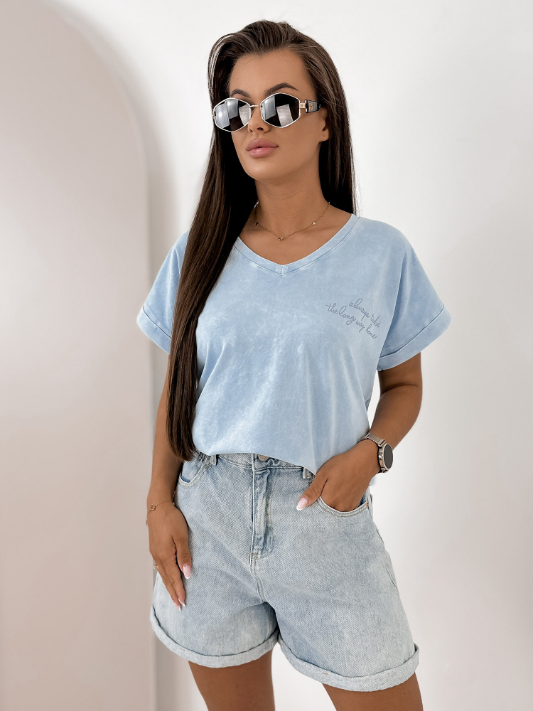 BLOUSE BLUE DERAN