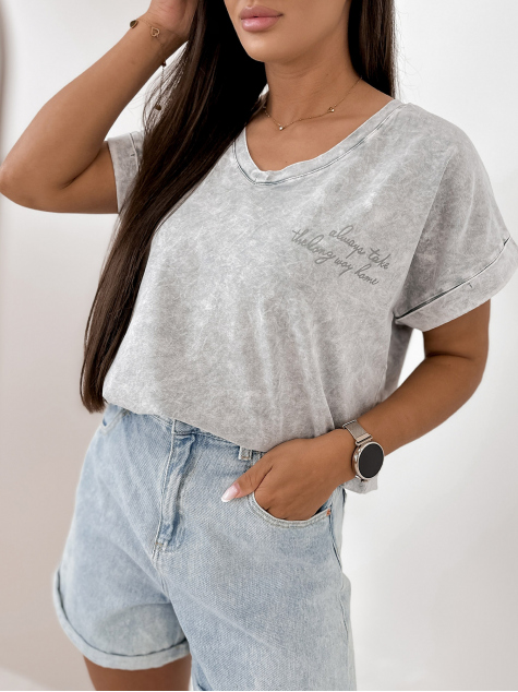 BLUSE DERAN GRAU