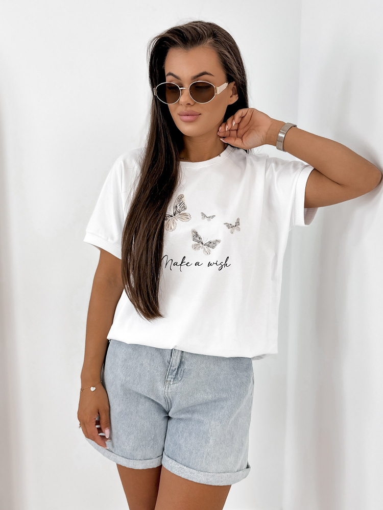 BLOUSE SETINE WHITE